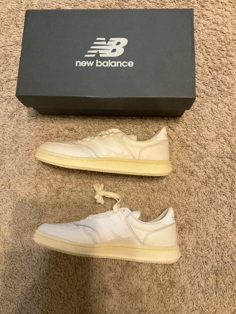 j.crew x new balance t500 unisex sneakers. size: mens - 8 1/2 M, Womens - 10M.